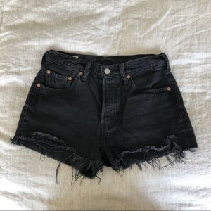 LEVIS 501 Original High Waist Denim Shorts